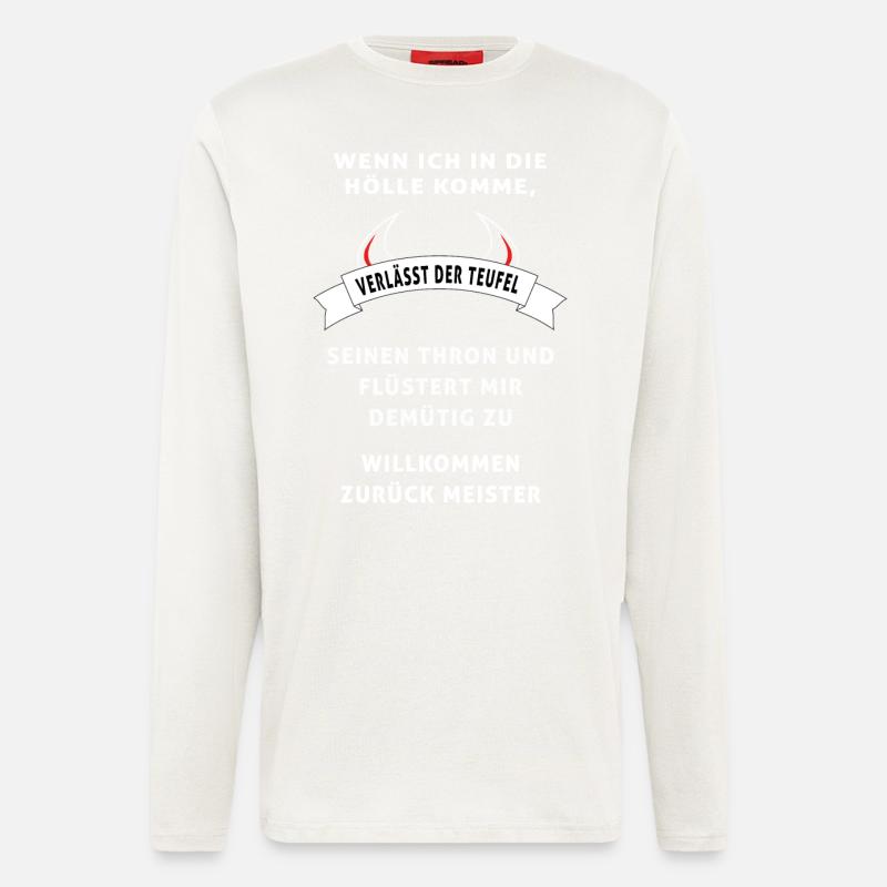 Teufel Meister - Langarmshirt - made by SPREAD  - OFF WHITE
