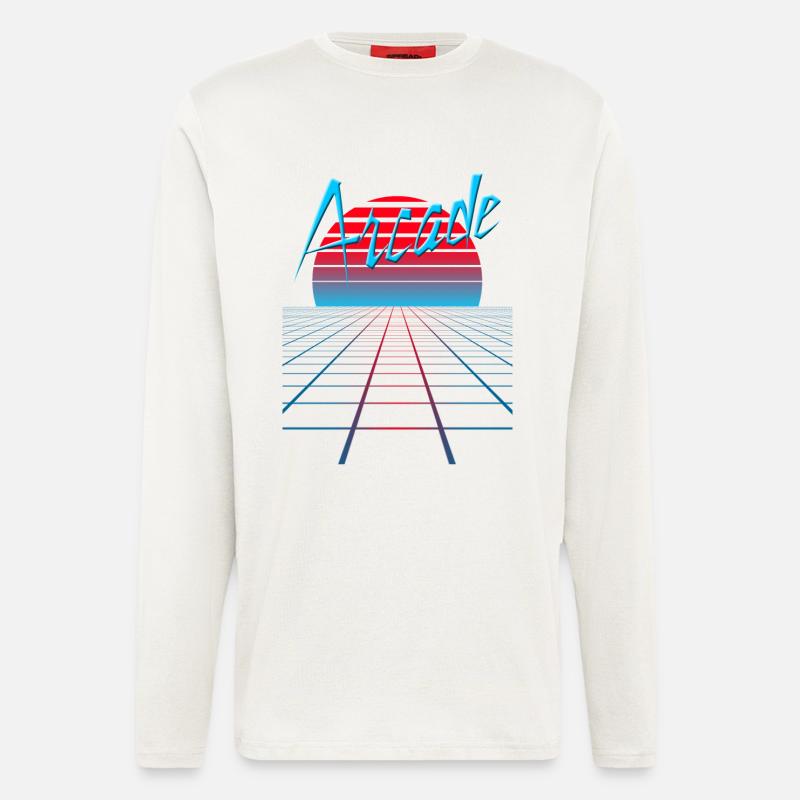 NERDY forever - Arcade - Langarmshirt - made by SPREAD  - OFF WHITE