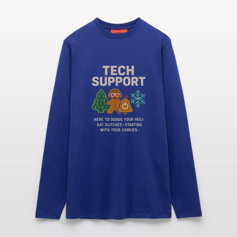 Admin Weihnachtsgeschenk IT Support Debugging Langarmshirt - made by SPREAD 