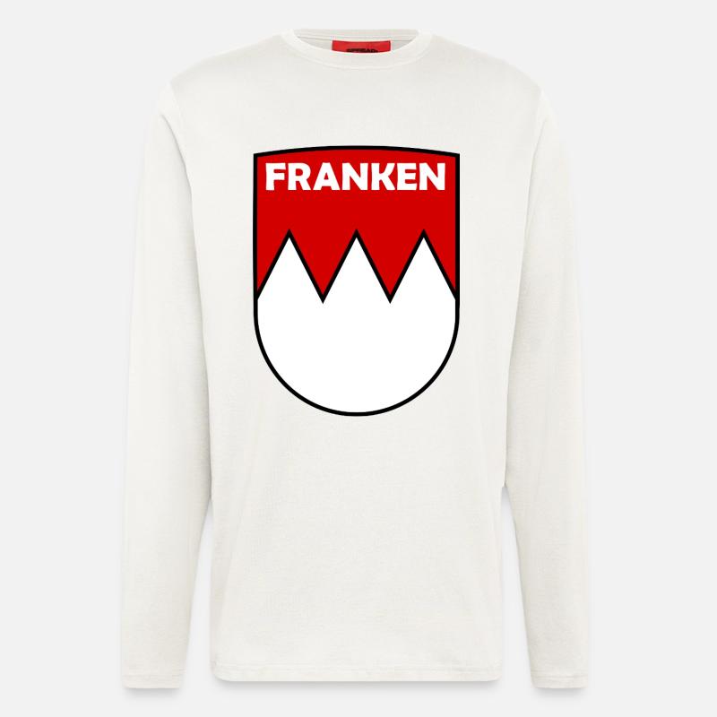 Franken Crest Logo - Langarmshirt - made by SPREAD  - OFF WHITE