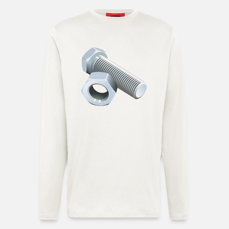 Schraube - Langarmshirt - made by SPREAD  - OFF WHITE