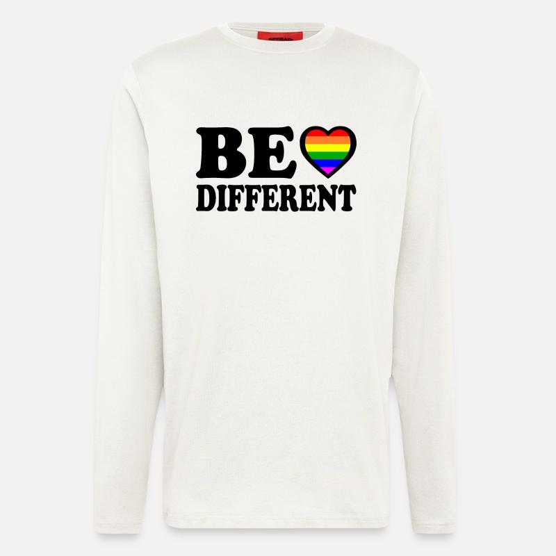 Be different - Langarmshirt - made by SPREAD  - OFF WHITE