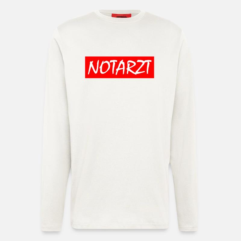 Notarzt - Langarmshirt - made by SPREAD  - OFF WHITE