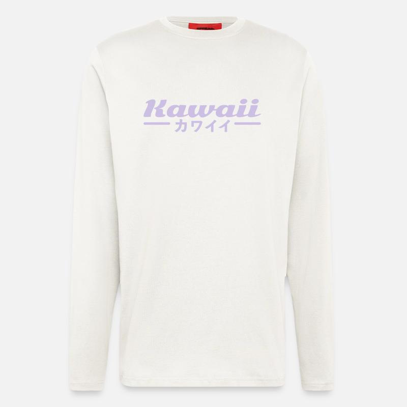 kawaii - Longsleeve - made by SPREAD  - OFF WHITE