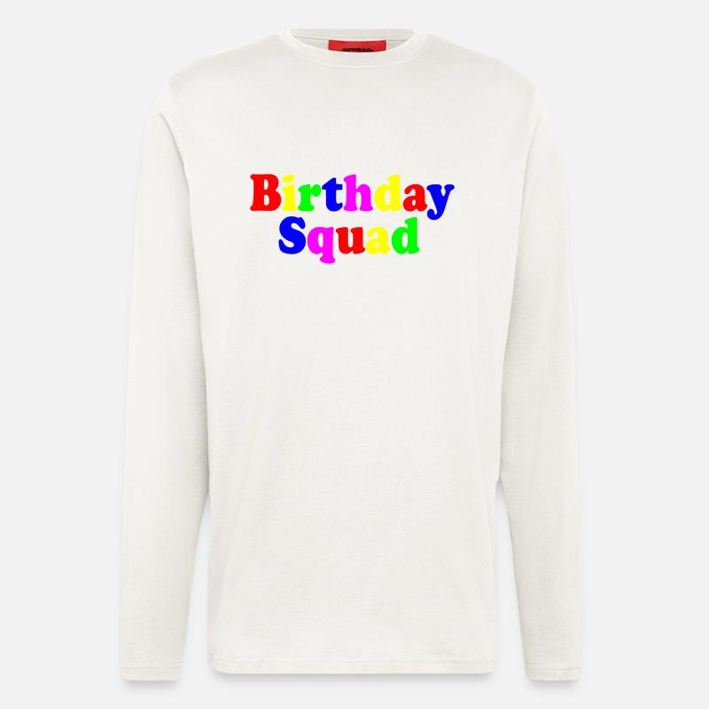 Birthday squad - Langarmshirt - made by SPREAD  - OFF WHITE