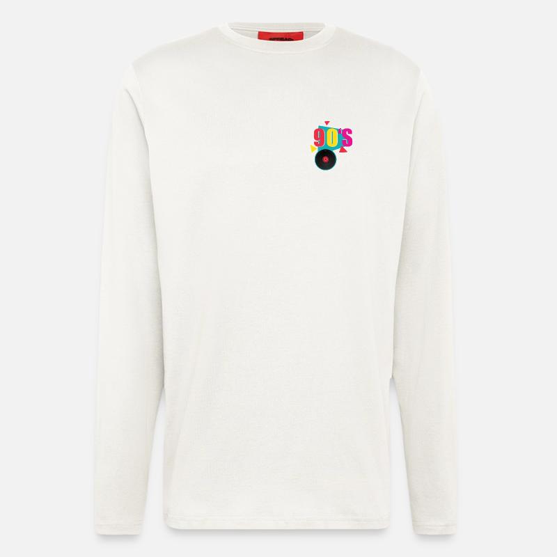 90's Retro - Langarmshirt - made by SPREAD  - OFF WHITE