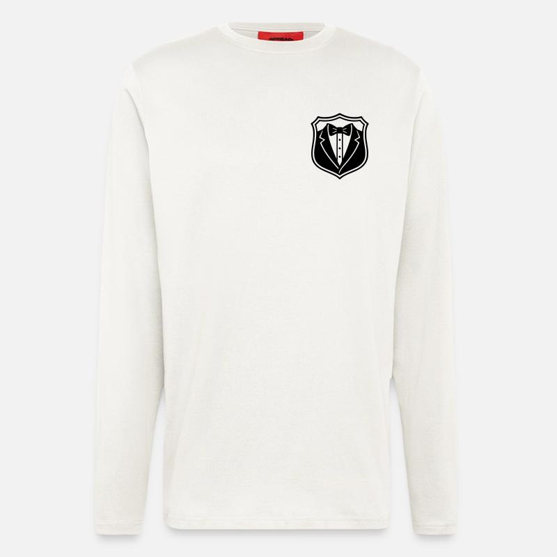Der Bräutigam - Langarmshirt - made by SPREAD  - OFF WHITE