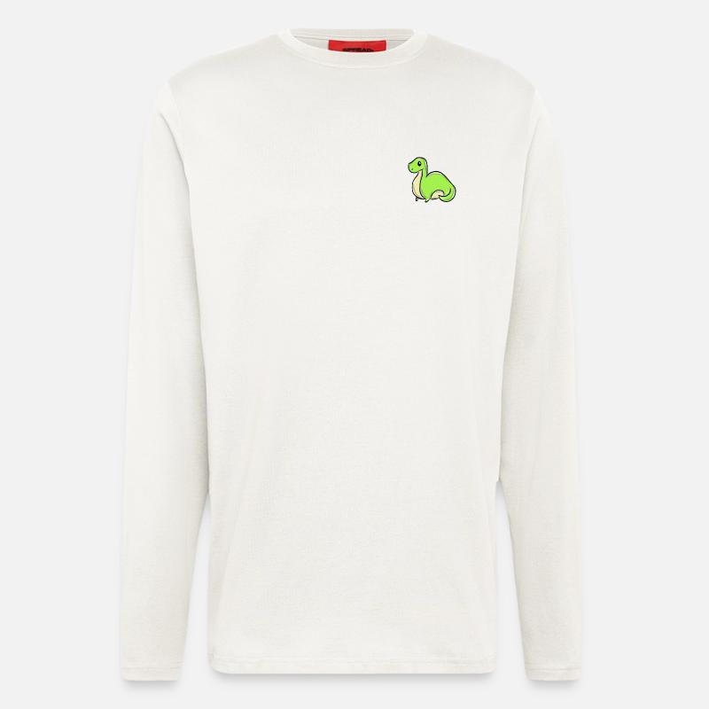 Dinosaurier - Langarmshirt - made by SPREAD  - OFF WHITE