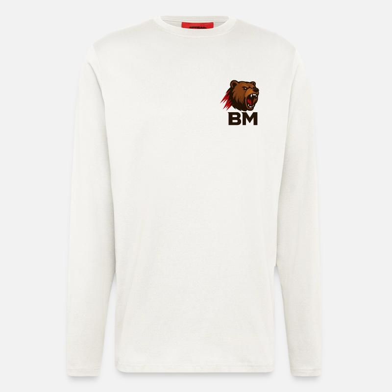 BM Logo - Langarmshirt - made by SPREAD  - OFF WHITE