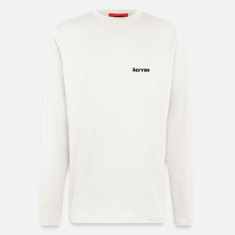 SERVUS schwarz - Langarmshirt - made by SPREAD  - OFF WHITE
