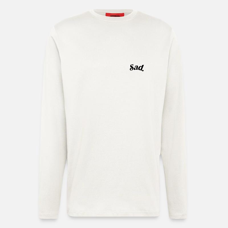 SAD schwarz - Langarmshirt - made by SPREAD  - OFF WHITE
