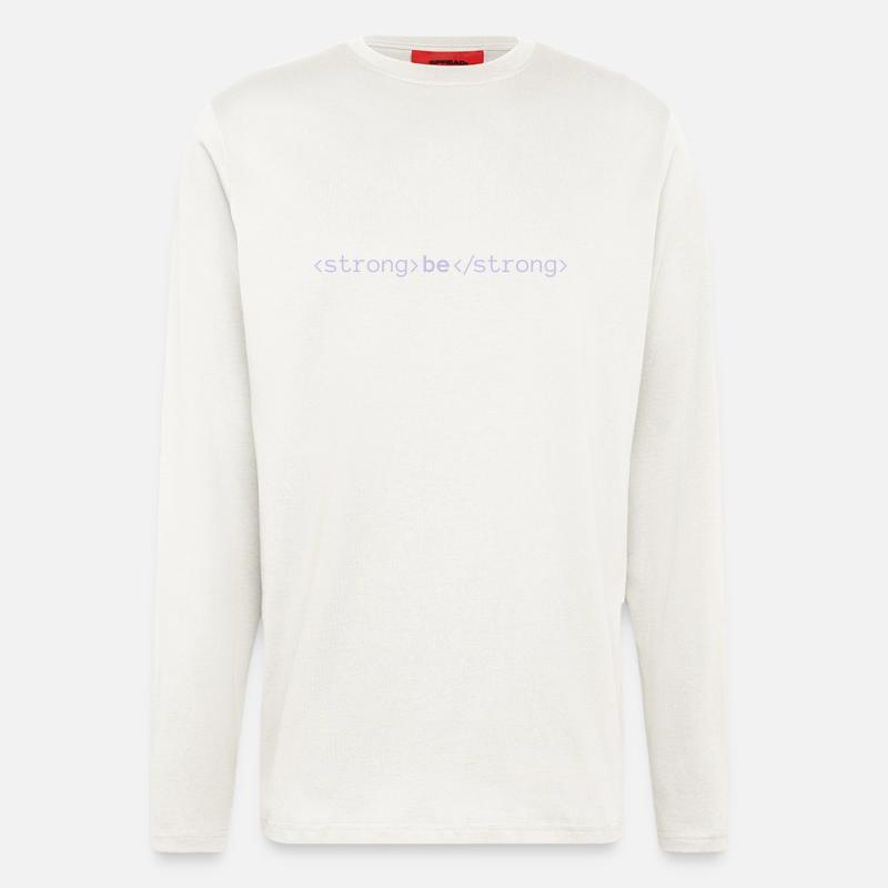 Sei stark, sei kühn - Langarmshirt - made by SPREAD  - OFF WHITE