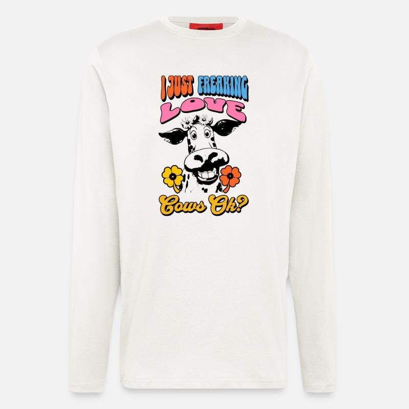 Cow Cows - Longsleeve - made by SPREAD  - OFF WHITE