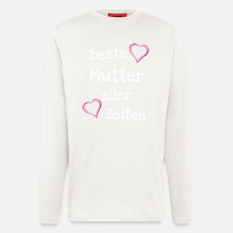 Beste Mutter aller Zeiten - Langarmshirt - made by SPREAD  - OFF WHITE