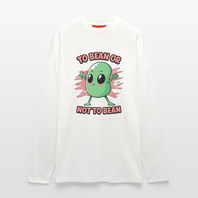 Bohne oder nicht Bohne Langarmshirt - made by SPREAD 