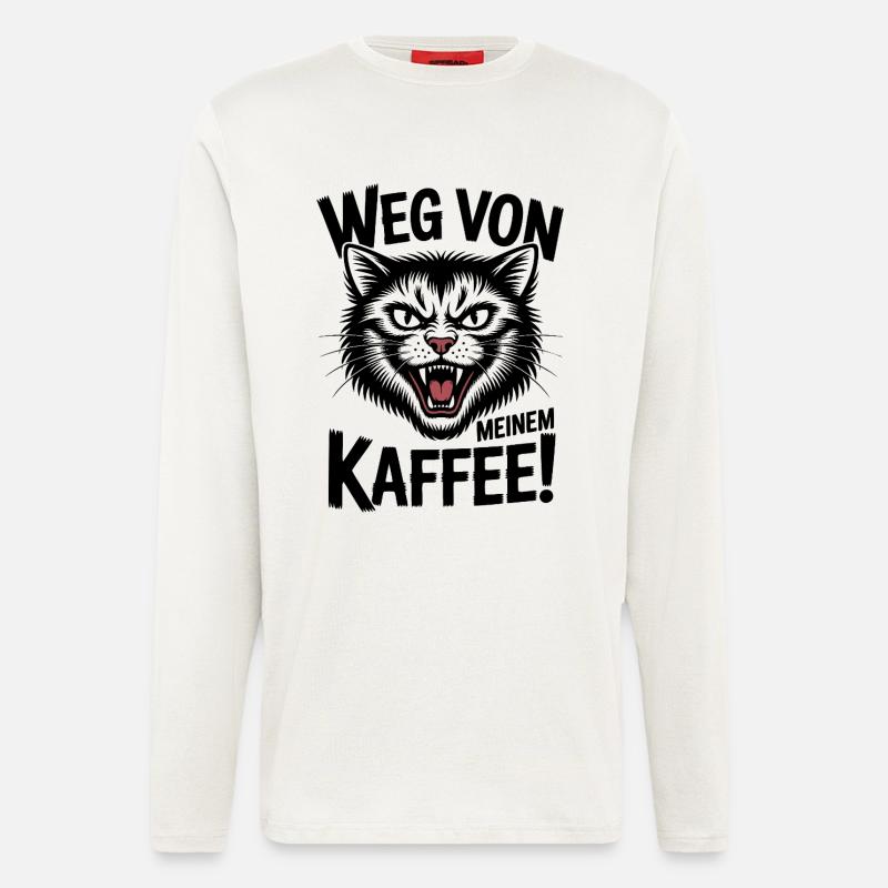 Weg Von Kaffee - Langarmshirt - made by SPREAD - OFF WHITE