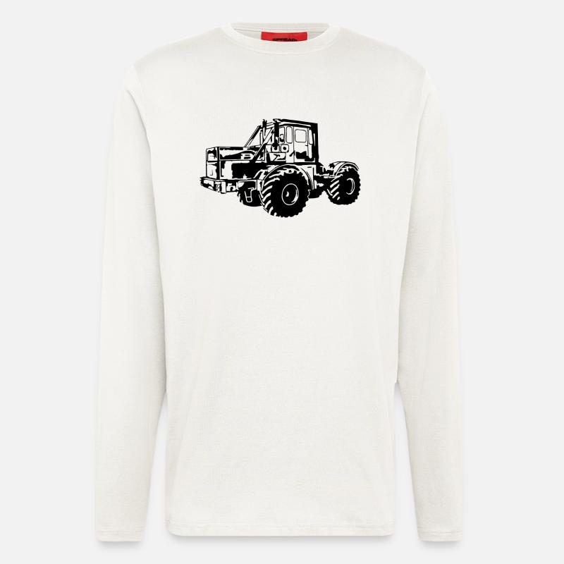 Kirovets K700 K700A Trakt - Langarmshirt - made by SPREAD - OFF WHITE