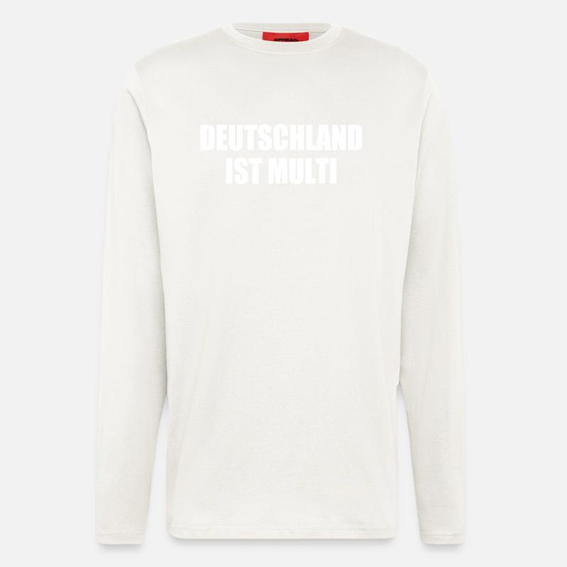 Deutschland ist multi - Langarmshirt - made by SPREAD  - OFF WHITE