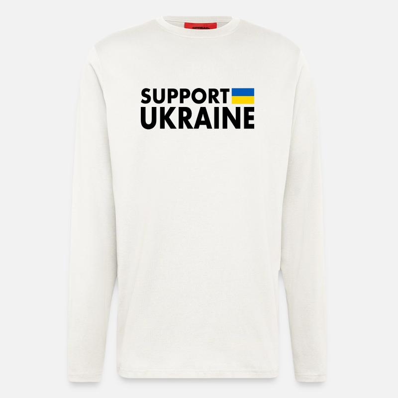 Support ukraine - Longsleeve - made by SPREAD  - OFF WHITE