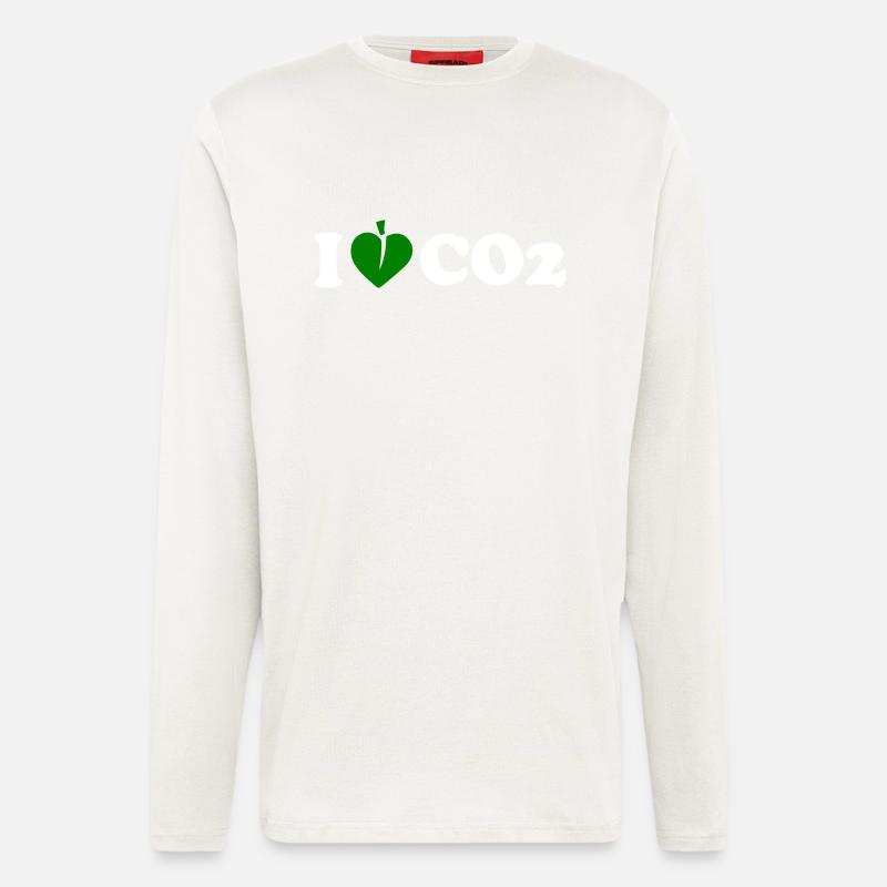 I love co2 - Longsleeve - made by SPREAD  - OFF WHITE