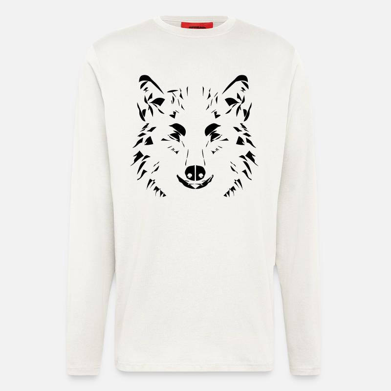 Wolfsdesign - Langarmshirt - made by SPREAD  - OFF WHITE