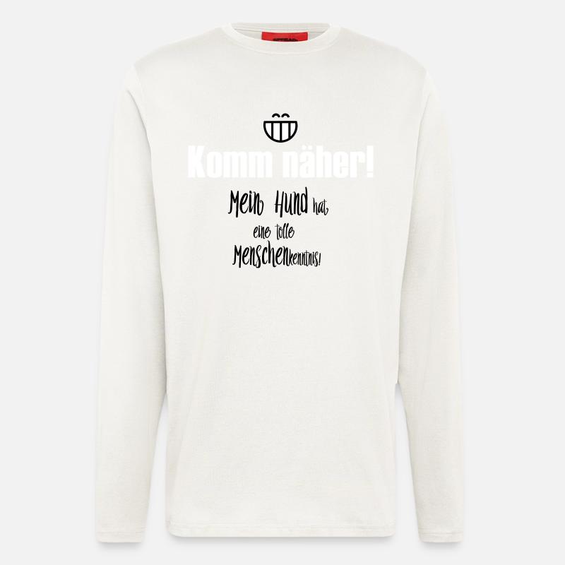 Komm näher! - Langarmshirt - made by SPREAD  - OFF WHITE