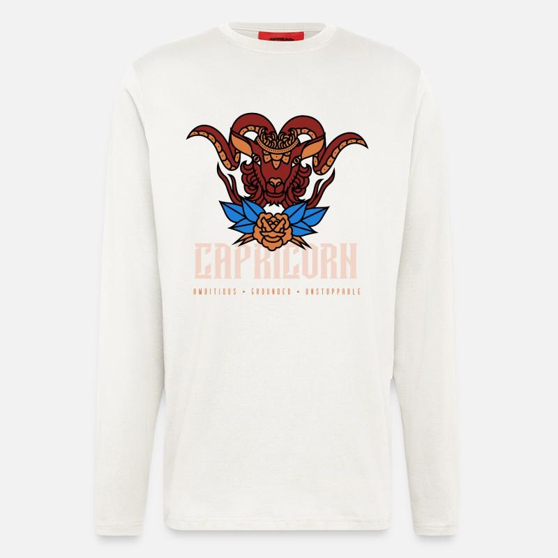 Steinbock - Langarmshirt - made by SPREAD  - OFF WHITE