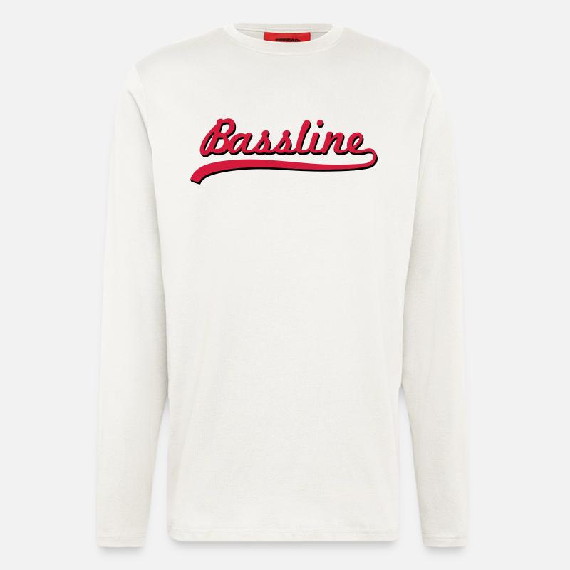 Bassline / Dubstep / Techno / Bass - Langarmshirt - made by SPREAD  - OFF WHITE