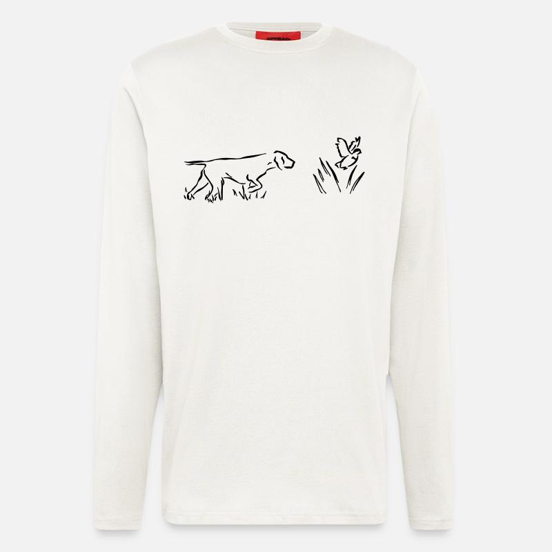 Seisoja - Organic Relaxed pitkähihainen paita Made in EU - OFF WHITE