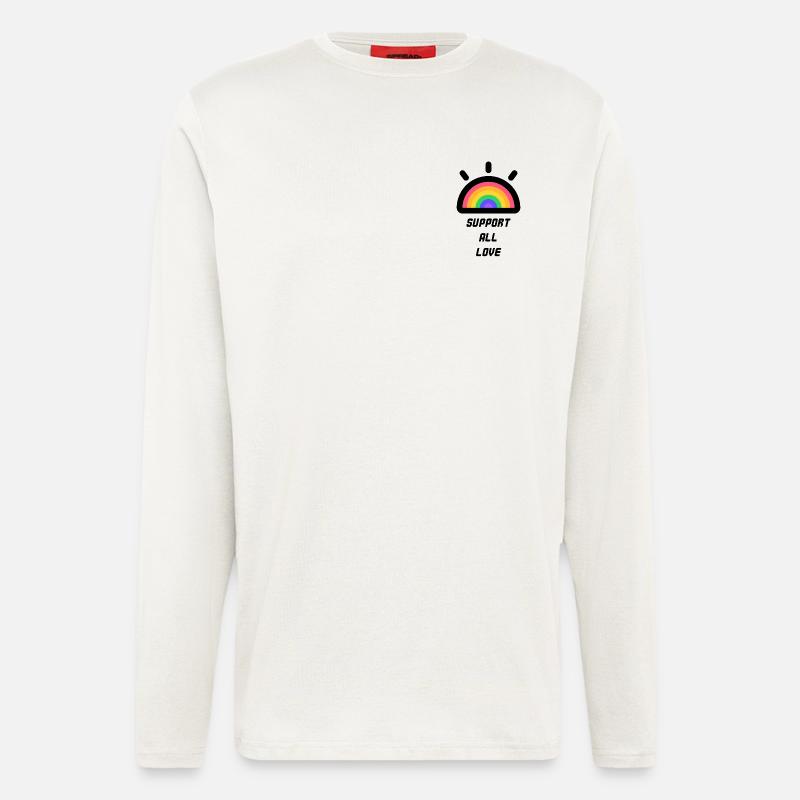 Support All Love - Longsleeve - made by SPREAD  - OFF WHITE