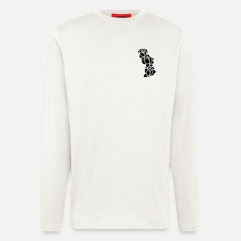 Blumen - Langarmshirt - made by SPREAD  - OFF WHITE