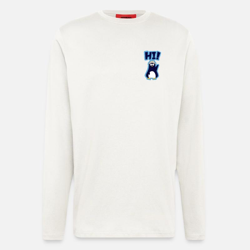 Pingiun Stevie - Langarmshirt - made by SPREAD  - OFF WHITE