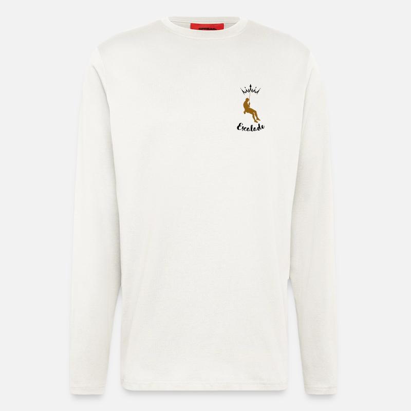 Schwebender Kletterer - Langarmshirt - made by SPREAD  - OFF WHITE
