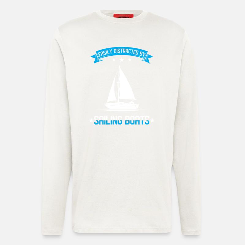 Sailing Sailor Gift - Longsleeve - made by SPREAD  - OFF WHITE