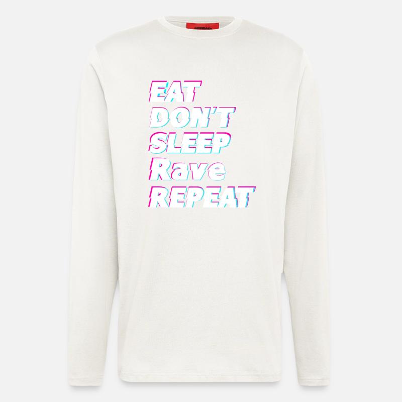 Raver Geschenkidee - Langarmshirt - made by SPREAD  - OFF WHITE