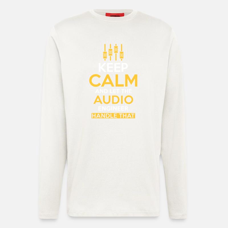 Audio Engineer Sound Engineer Gift - Longsleeve - made by SPREAD  - OFF WHITE