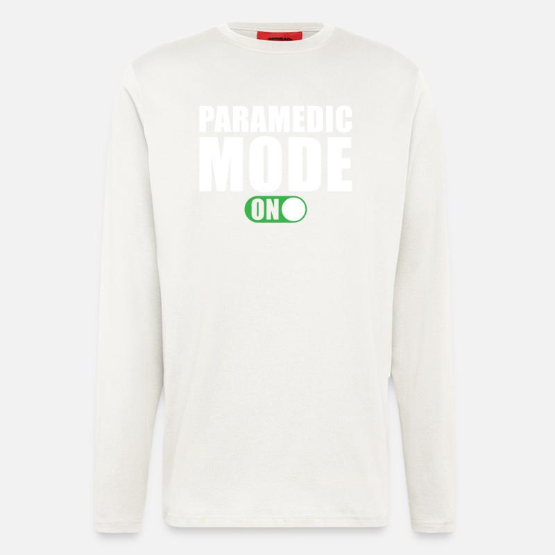 Paramedic Mode On - Longsleeve - made by SPREAD  - OFF WHITE