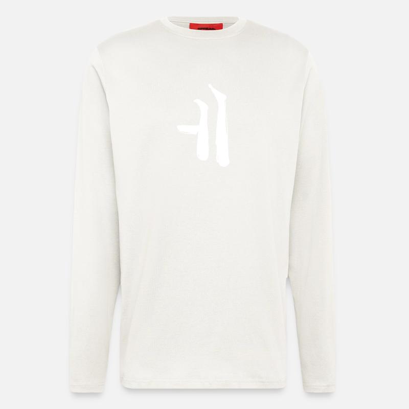 Korean letter E - Longsleeve - made by SPREAD - OFF WHITE