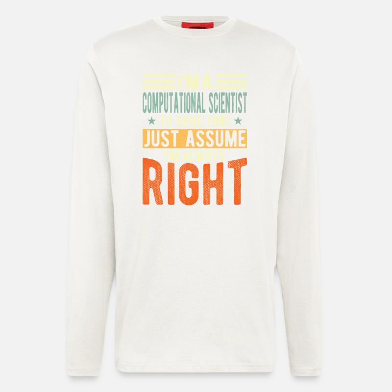 Computer Scientist - Longsleeve - made by SPREAD  - OFF WHITE
