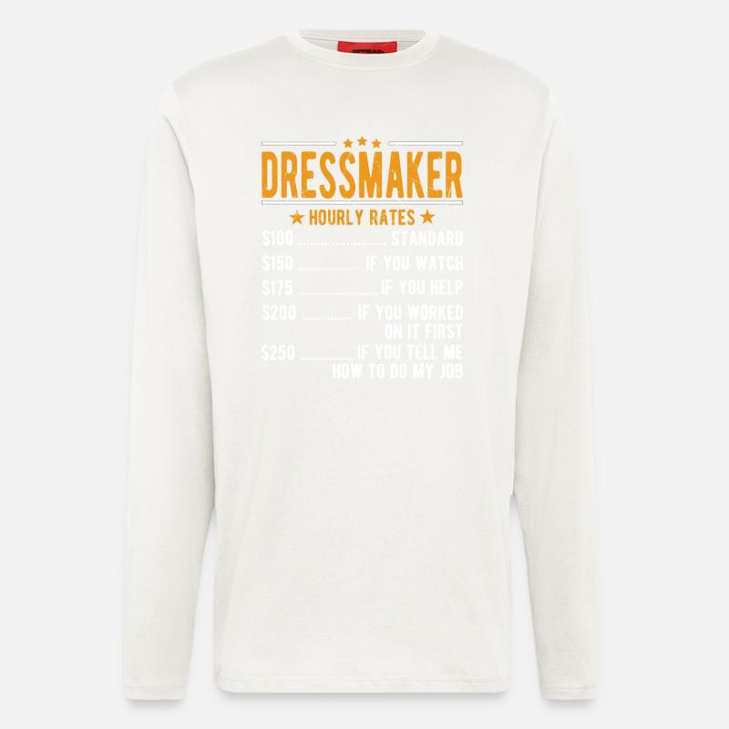 Schneider Stundenlohn - Langarmshirt - made by SPREAD  - OFF WHITE