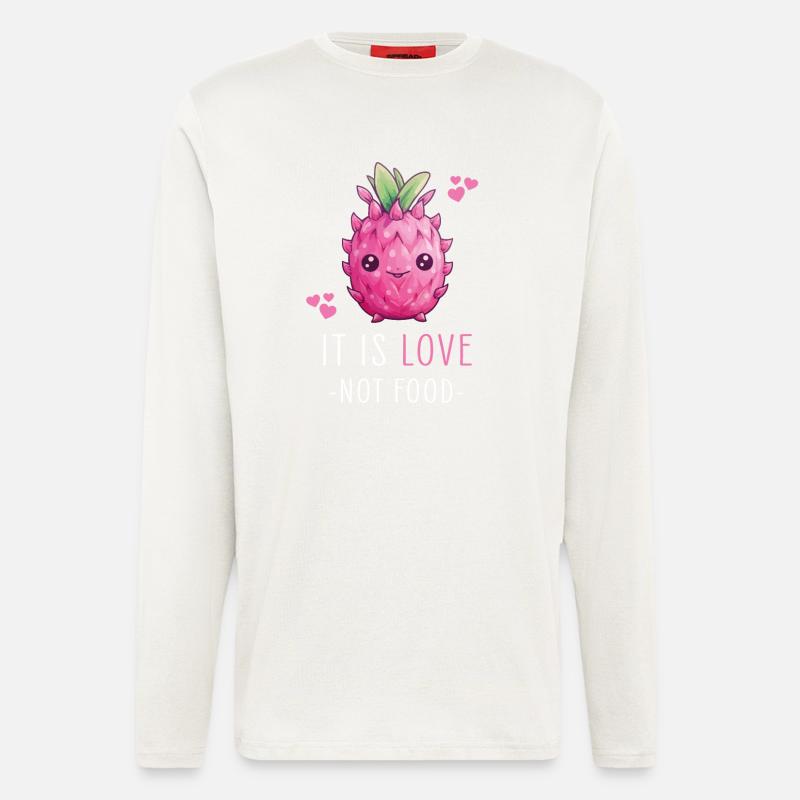 Dragonfruit Kawaii - Longsleeve - made by SPREAD  - OFF WHITE