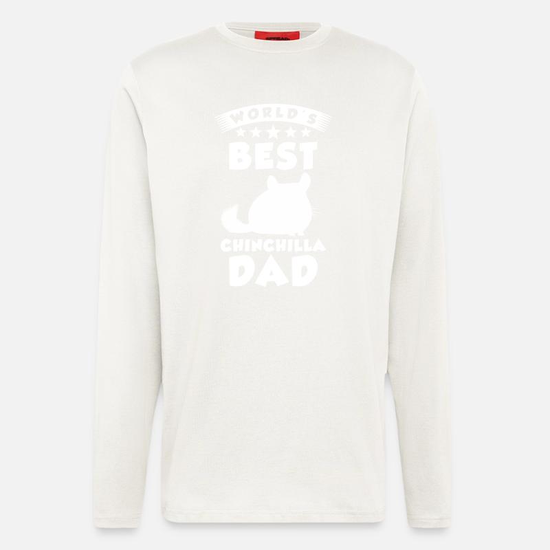 Chinchilla Daddy Gift - Longsleeve - made by SPREAD  - OFF WHITE