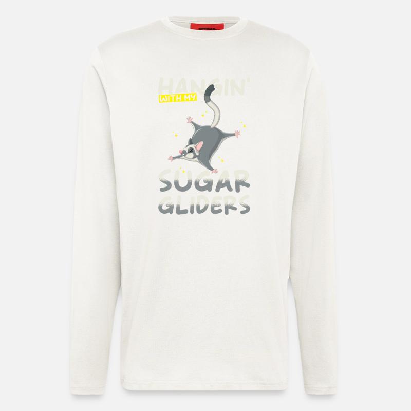 Sugar Glider Spruch - Langarmshirt - made by SPREAD - OFF WHITE