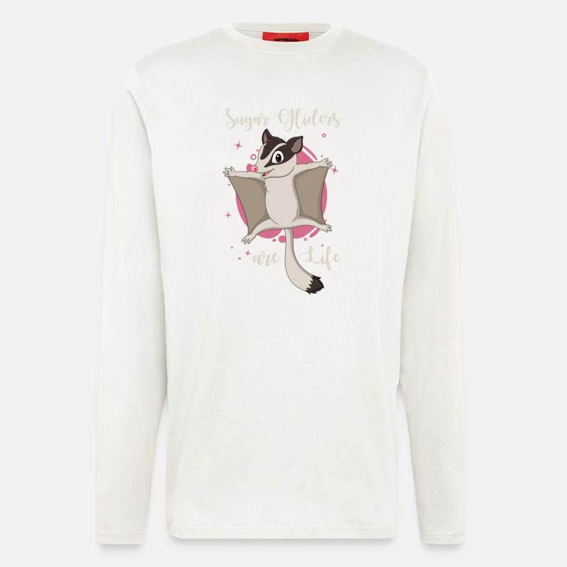 Sugar Glider Spruch - Langarmshirt - made by SPREAD  - OFF WHITE
