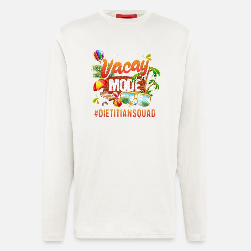 Dietitian Vacation Group #Dietitiansquad - Longsleeve - made by SPREAD - OFF WHITE