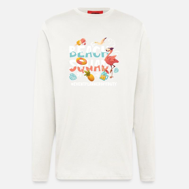 Eventplaner Vacation Beach Group - Langarmshirt - made by SPREAD  - OFF WHITE