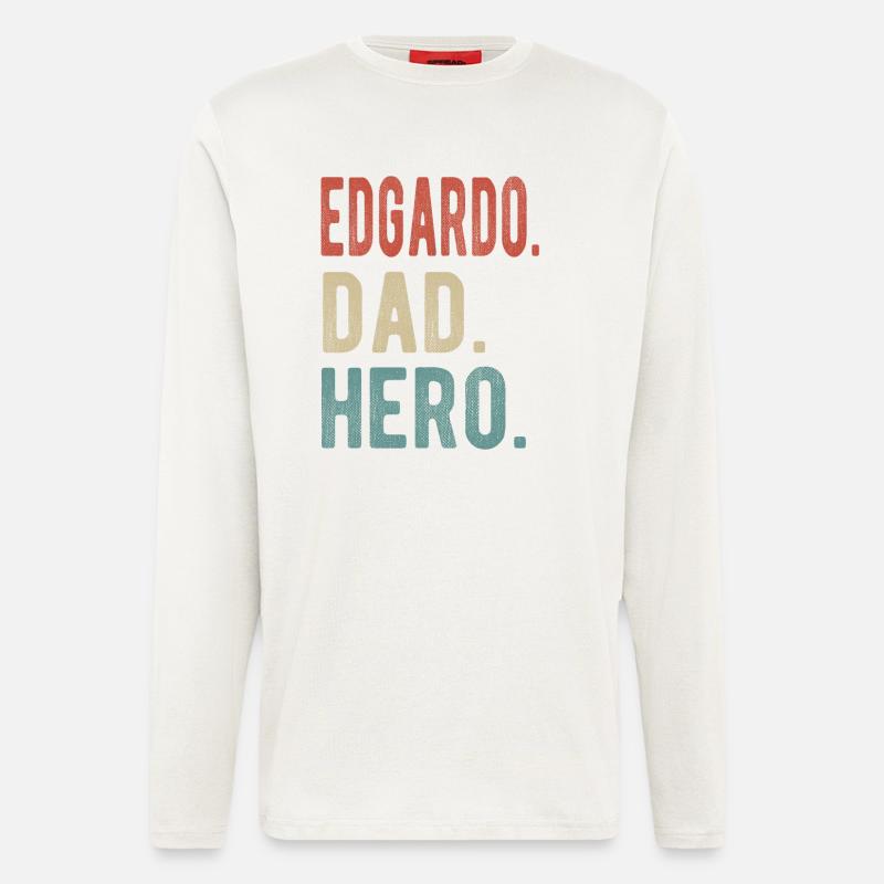 Edgardo Papa Held - Langarmshirt - made by SPREAD  - OFF WHITE