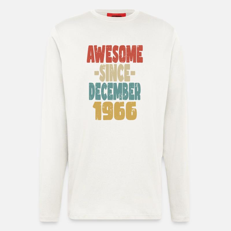 Awesome December 1966 - Longsleeve - made by SPREAD - OFF WHITE