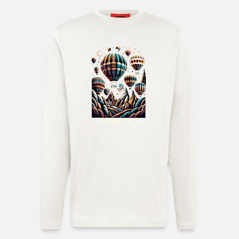 Cappacocia Ballon - Langarmshirt - made by SPREAD - OFF WHITE