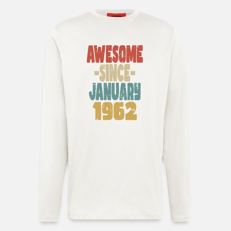 Fantastischer Januar 1954 - Langarmshirt - made by SPREAD - OFF WHITE
